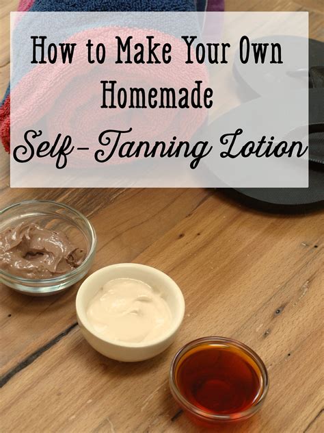 homemade tan for face.